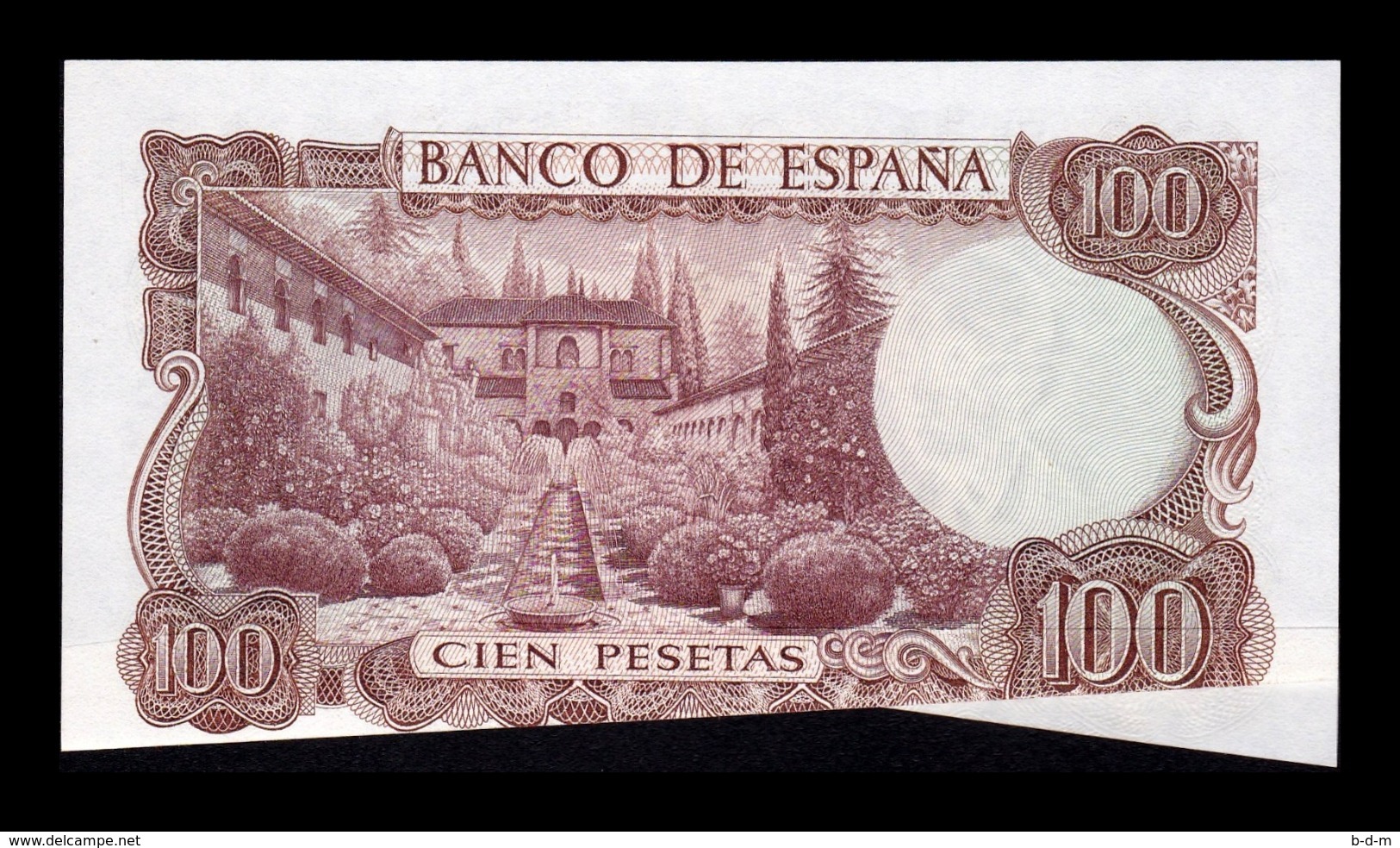 España Spain Error 100 Pesetas 1970 Pick 152 Fuelle SC UNC - 100 Pesetas