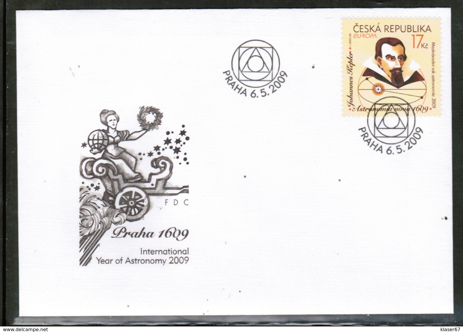 CEPT 2009 CZ MI 595 CZECH REPUBLIC FDC - 2009