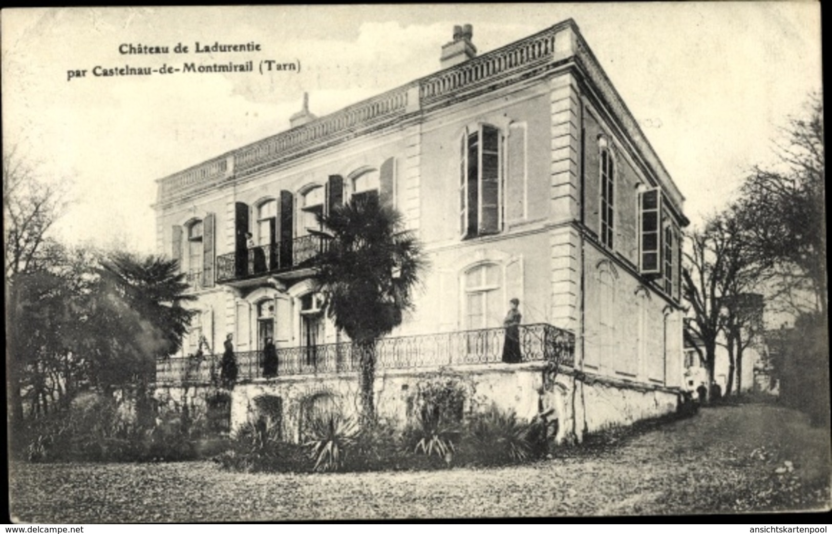 Cp Castelnau De Montmirail Tarn, Chateau De Ladurentie - Autres & Non Classés