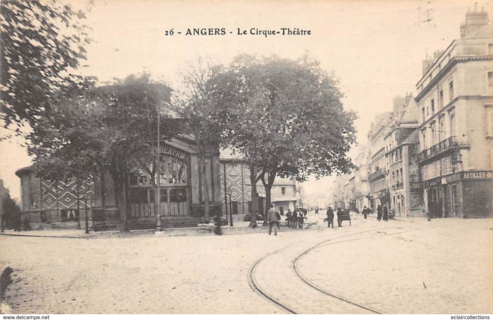 Thème:     Cirque.      Angers  49   . Le Cirque Théâtre  Et La Rue Boisnet    4      (Voir Scan) - Cirque