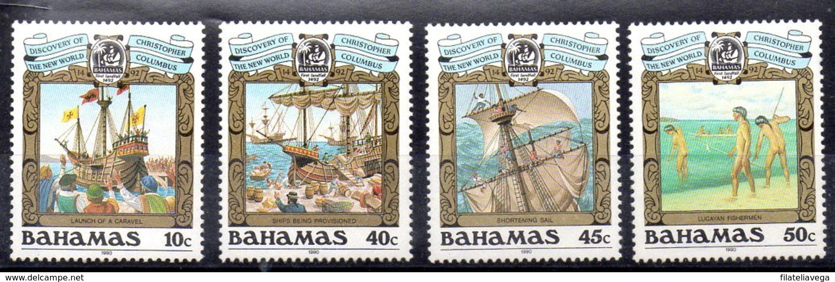 Bahamas Serie Completa Nº Yvert 703/06 (**) BARCOS (SHIPS) - Bahamas (1973-...)