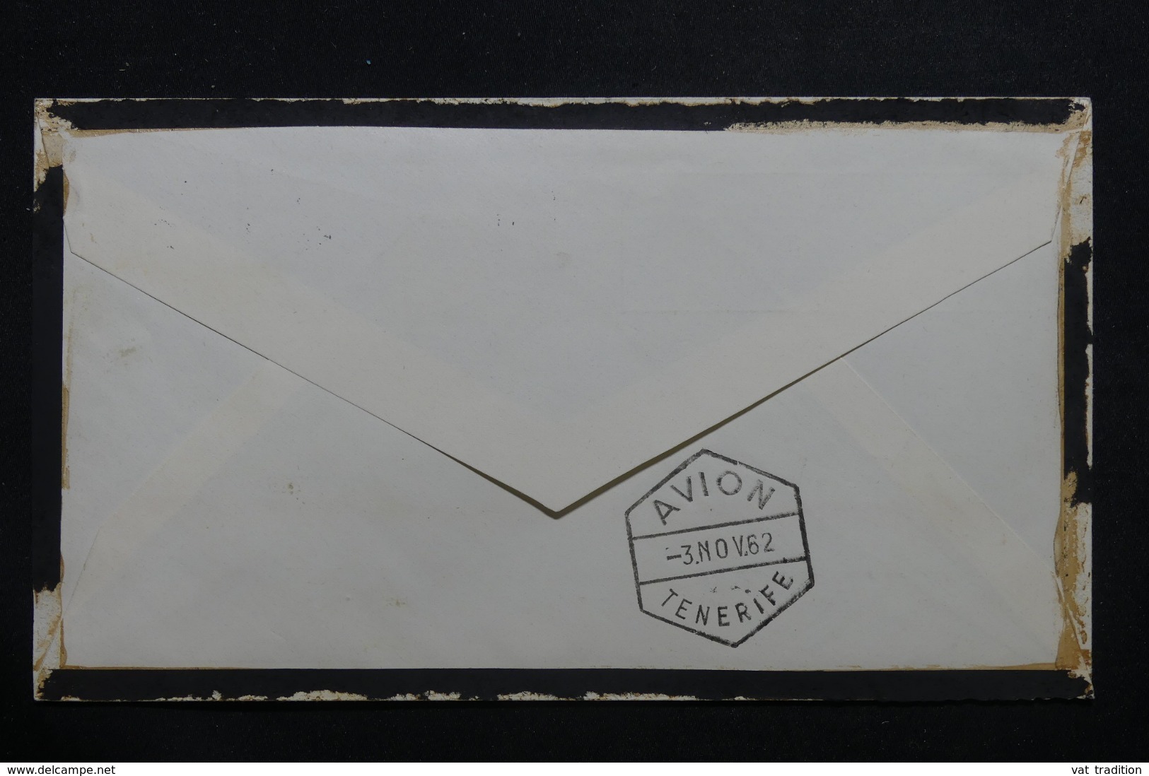 LUXEMBOURG - Enveloppe 1er Vol Luxembourg / Santa Cruz De Ténérife En 1962 - L 42778 - Brieven En Documenten