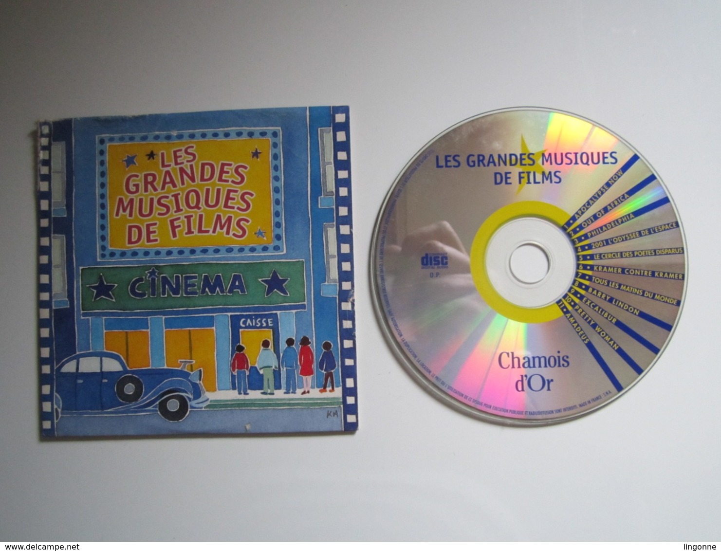 CD PUBLICITAIRE PROMO CHAMOIS D'OR - LES GRANDES MUSIQUES DE FILMS - CINEMA - Música De Peliculas