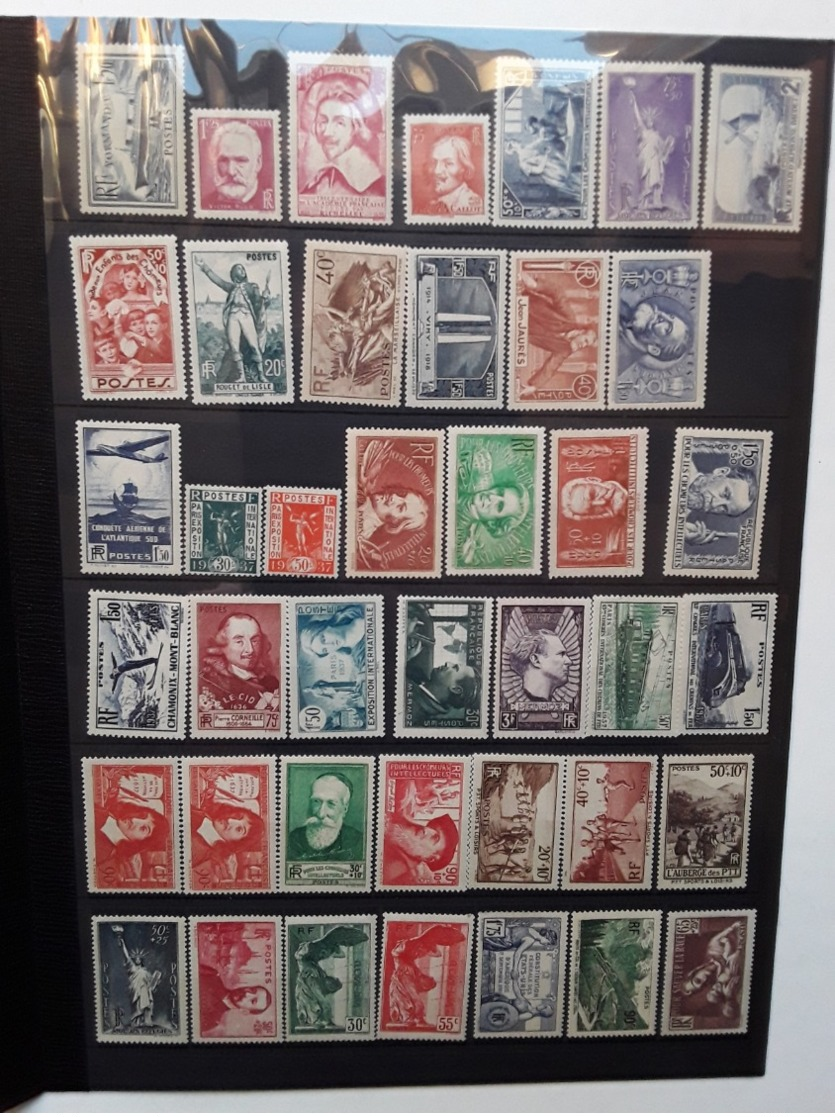 France 1935 à  1937**, Cote 1031€ - Ungebraucht