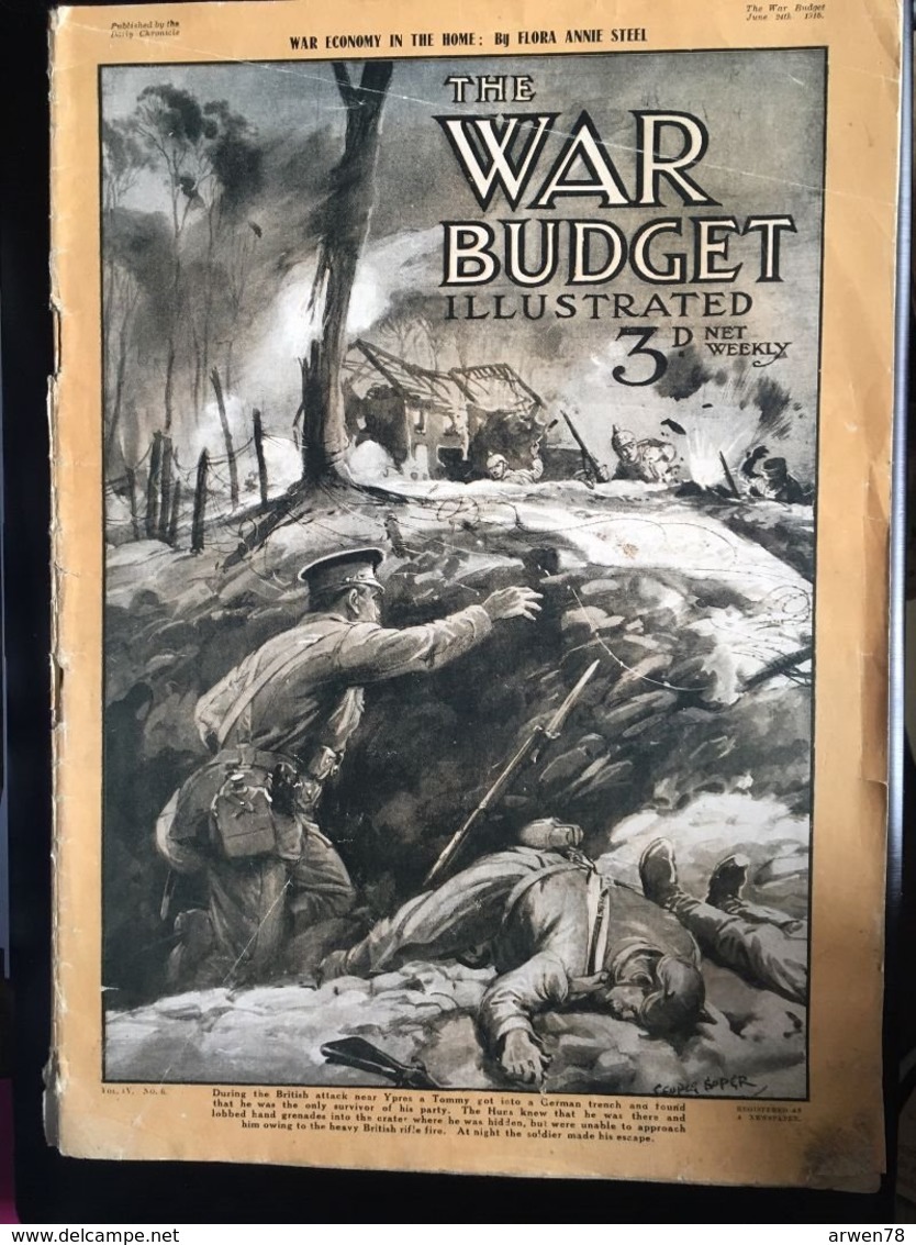 Journal Anglais The War Budget WWI Juin 1915 - Guerre 1914-18