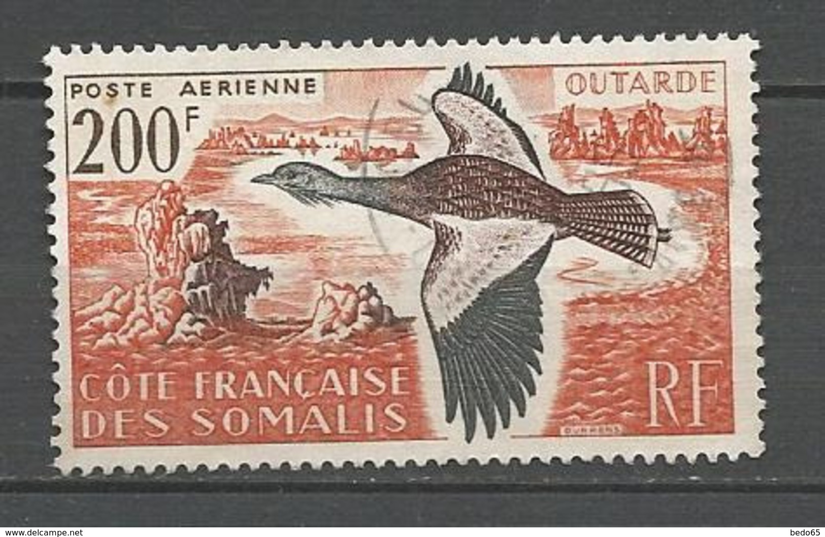 COTE DES SOMALIE PA N° 28 OBL - Usati