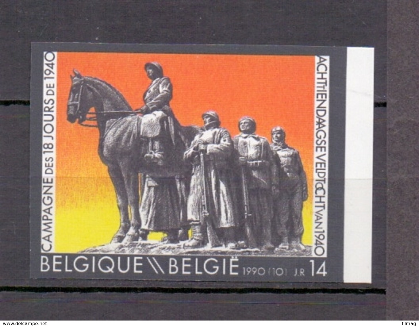 2369 18-daagse Veldtocht 1940 ONGETAND   POSTFRIS** 1990 - Autres & Non Classés