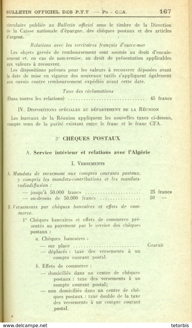 RARETE- 70F CAHORS TARIF CAHORS TARIF CARTE LETTRE REMBOURSEMENT CCP 19/10/57 - 1921-1960: Période Moderne