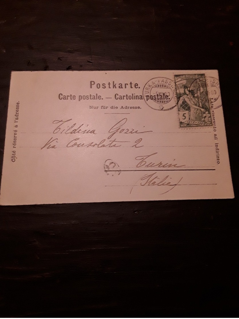 Cartolina Postale, Postcard 1900, Rhonegletscher Und Furkastrasse - Sonstige & Ohne Zuordnung