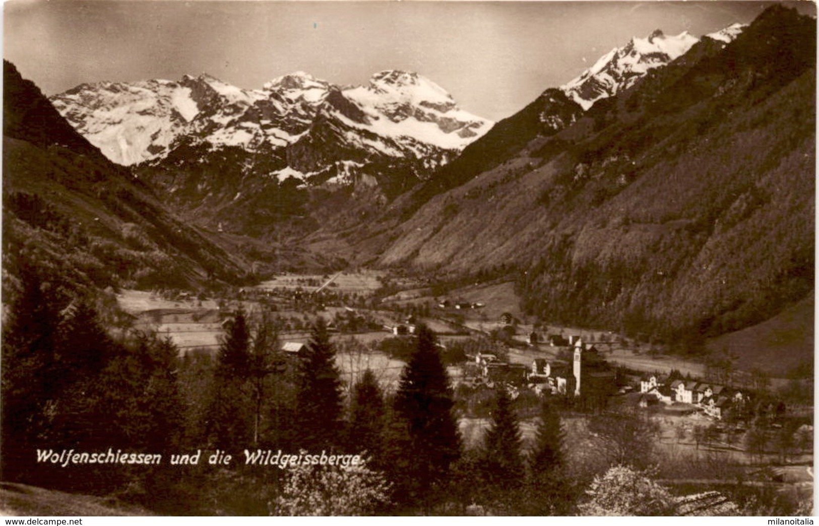 Wolfenschiessen Und Die Wildgeissberge (3100) * 26. 6. 1924 - Wolfenschiessen
