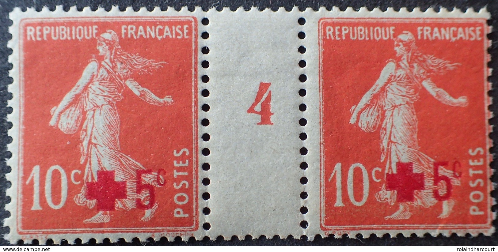 R1189/50 - 1914 - TYPE SEMEUSE - CROIX ROUGE - N°146 TIMBRES NEUFS** Mill. 4 - Millésimes