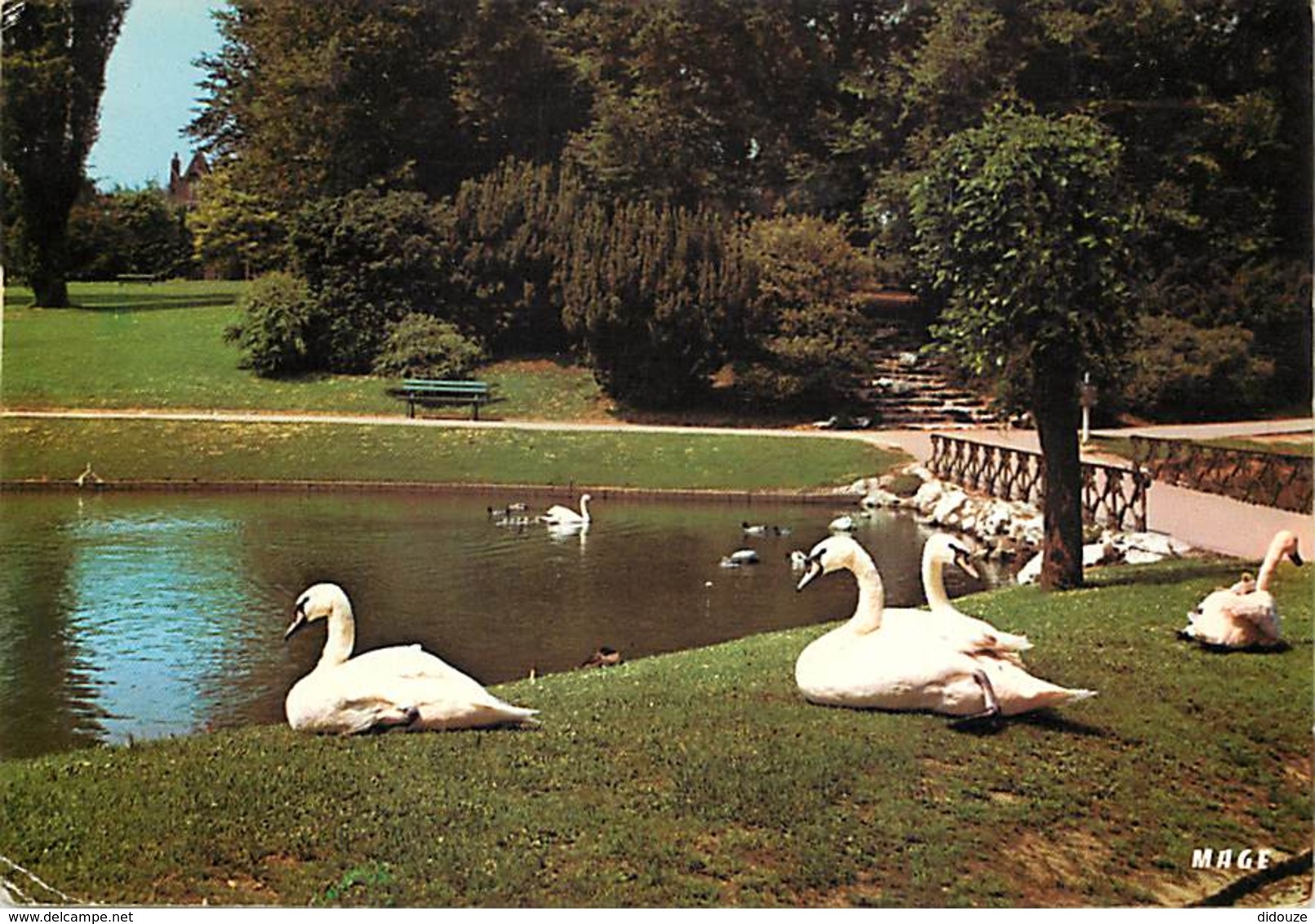 59 - Roubaix - Le Parc Barbieux - Les Cygnes - Voir Scans Recto-Verso - Roubaix