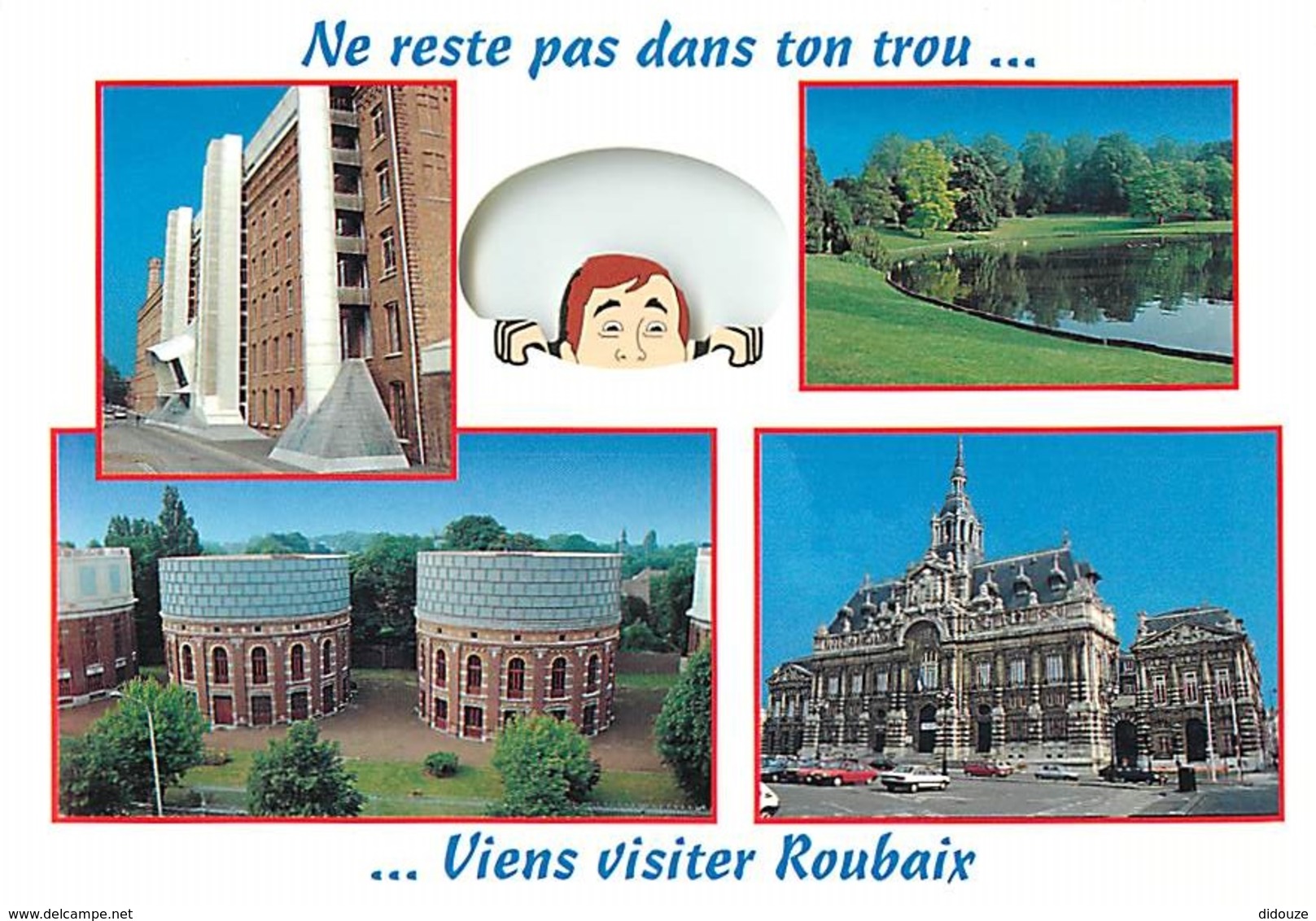 59 - Roubaix - Multivues - Automobiles - Voir Scans Recto-Verso - Roubaix