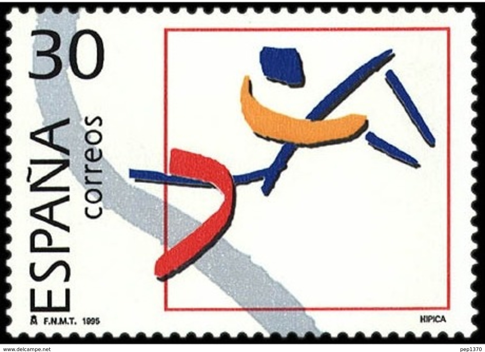 ESPAÑA 1995 - OLIMPICOS DE PLATA - HIPICA - EDIFIL Nº 3369** - Nuovi