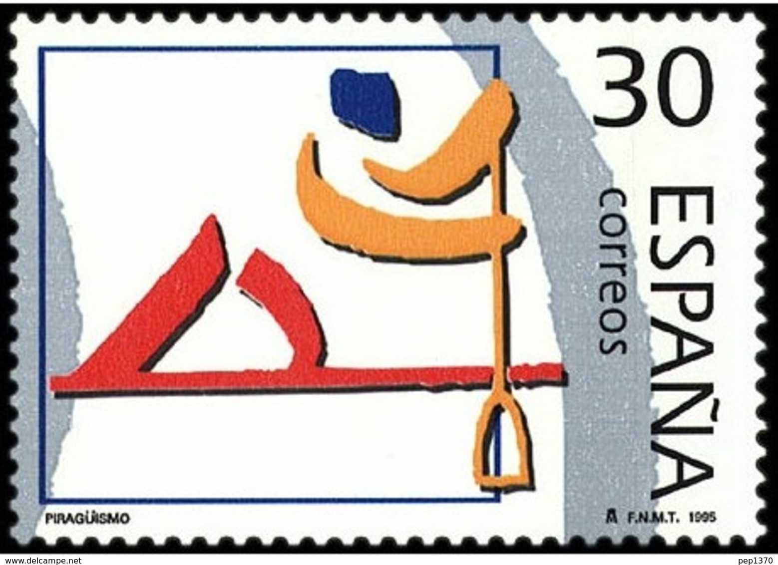 ESPAÑA 1995 - OLIMPICOS DE PLATA - PIRAGUISMO - EDIFIL Nº 3371** - Nuevos