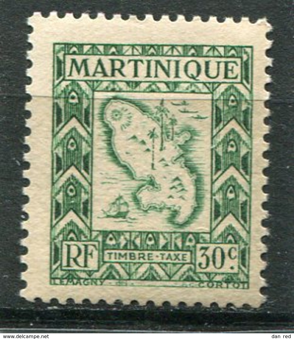 MARTINIQUE   N°  28 **  (Y&T)  (Taxe) (Neuf) - Timbres-taxe