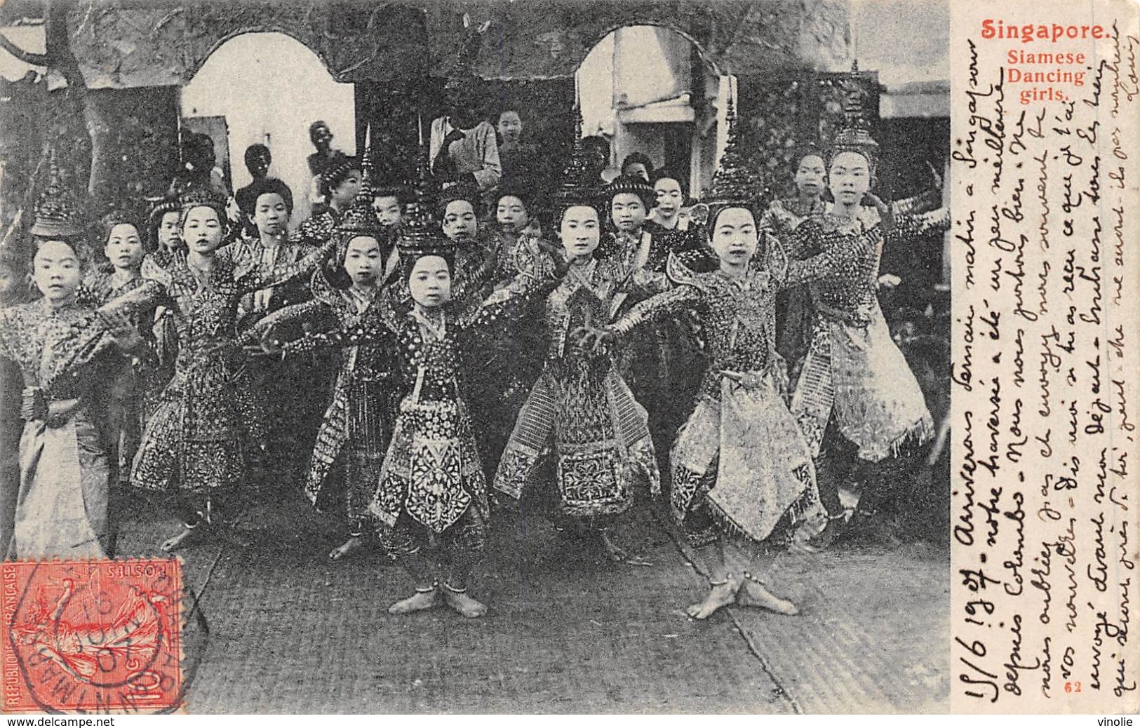 A-19-4881 : SINGAPORE. SIAMESE DANCING GIRLS. SIAM. - Singapour