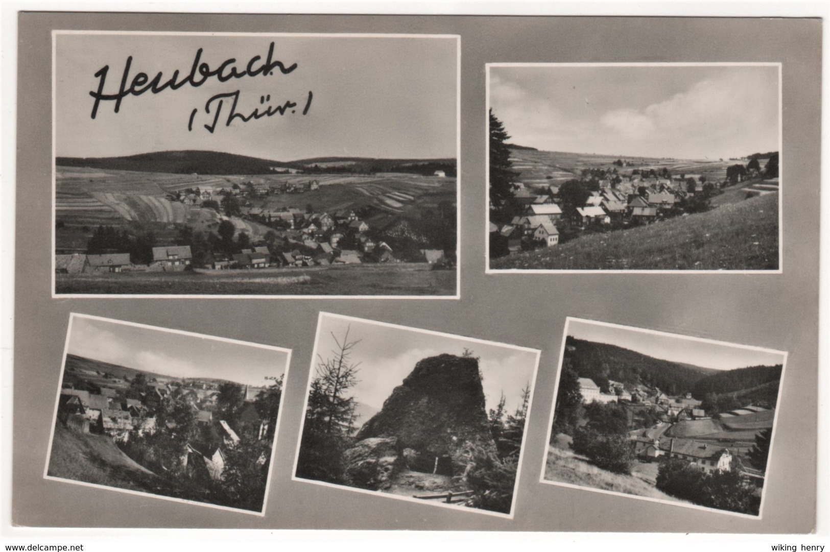 Masserberg Heubach - S/w Mehrbildkarte 3 - Masserberg