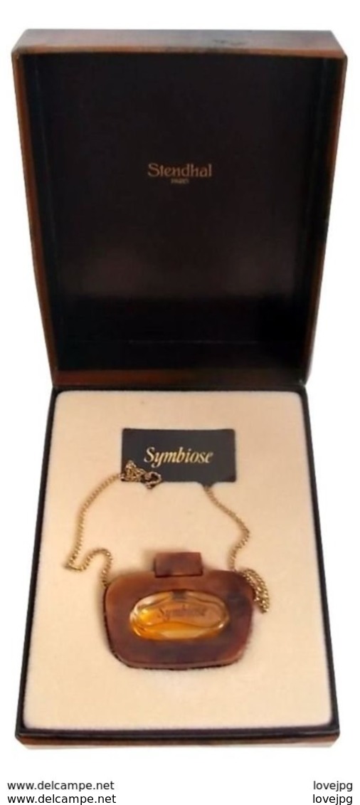 Bijou Parfum Pendentif " SYMBIOSE " DE STENDHAL 2 ML Dans Son Coffret Cartonné - Miniatures Femmes (avec Boite)