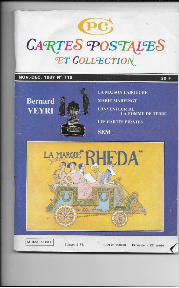 3 Revues Anciennes Des Cartes Postales Et Collection - Francese