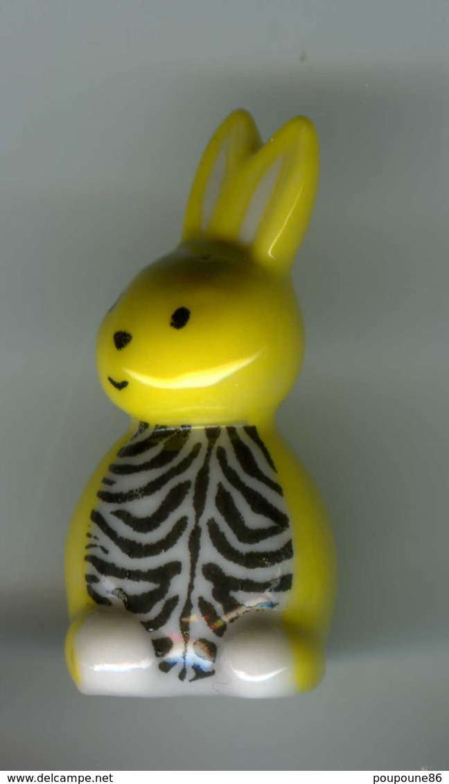 FEVE  - FEVES -   "LES LAPINS 2016" - LE LAPIN  JAUNE - Animaux