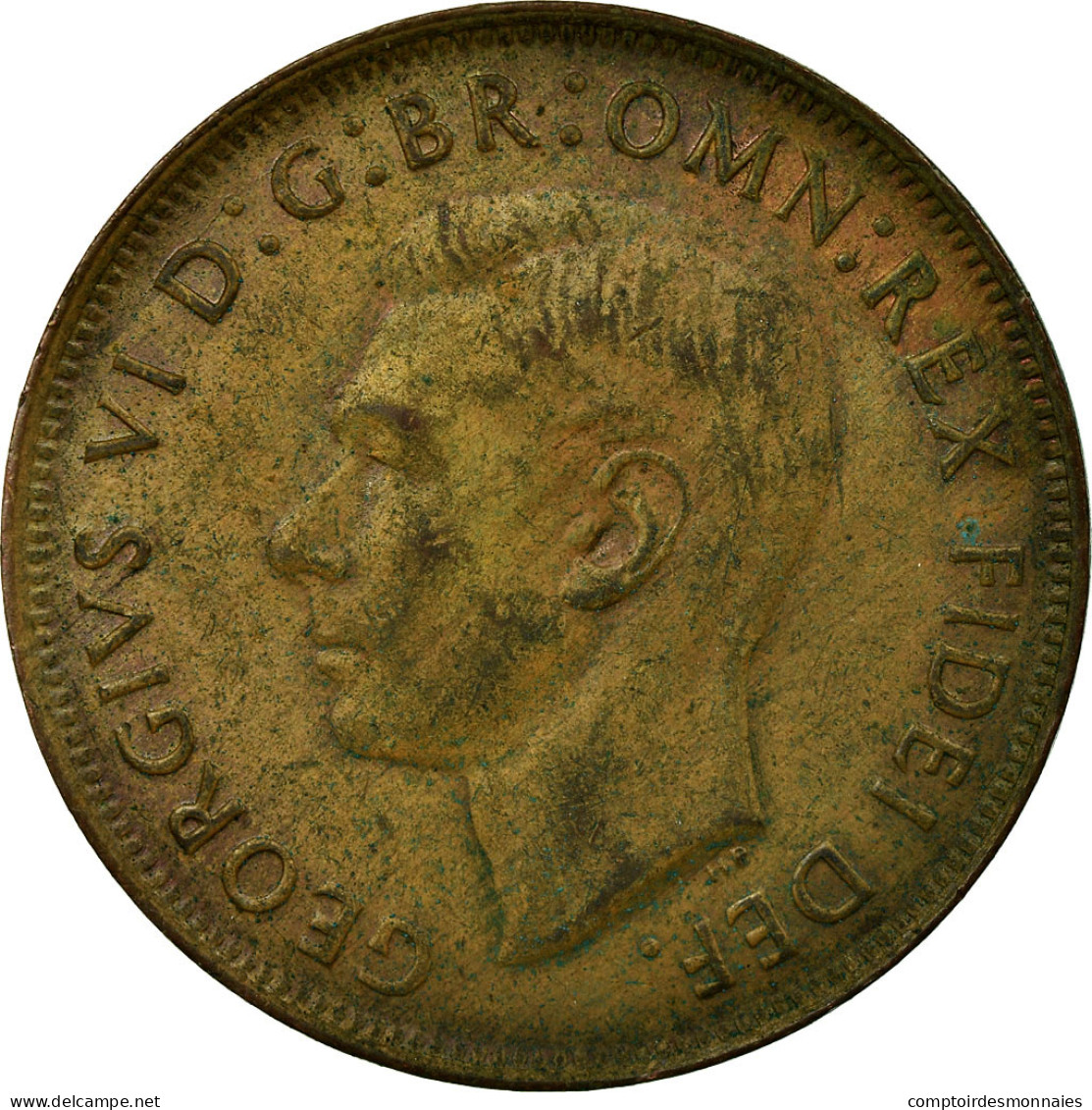 Monnaie, Australie, George VI, Penny, 1952, TB+, Bronze, KM:43 - Penny