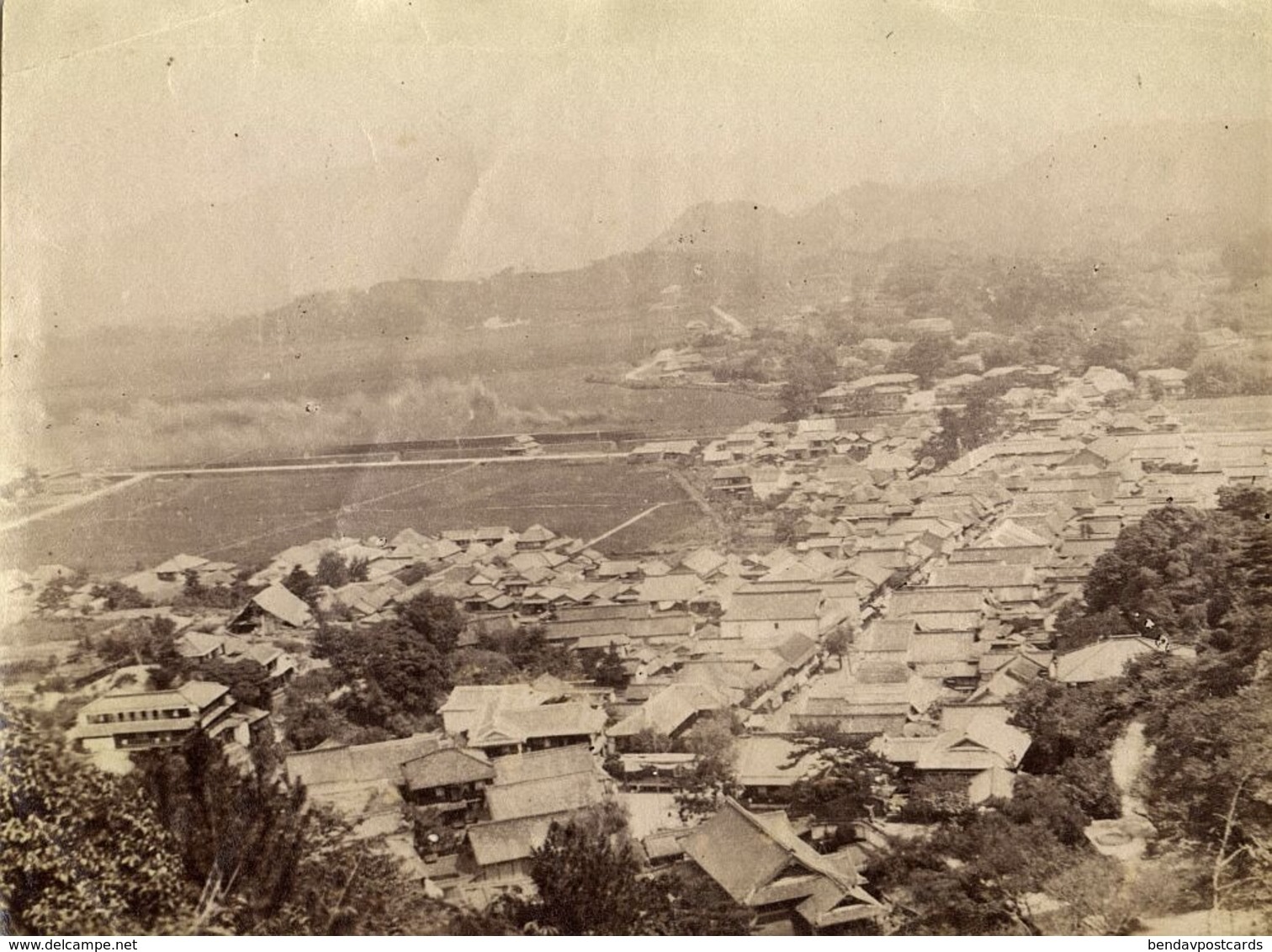 Japan, TAKEO 武雄市, Saga, Panorama (1903) Real Photo - Other & Unclassified