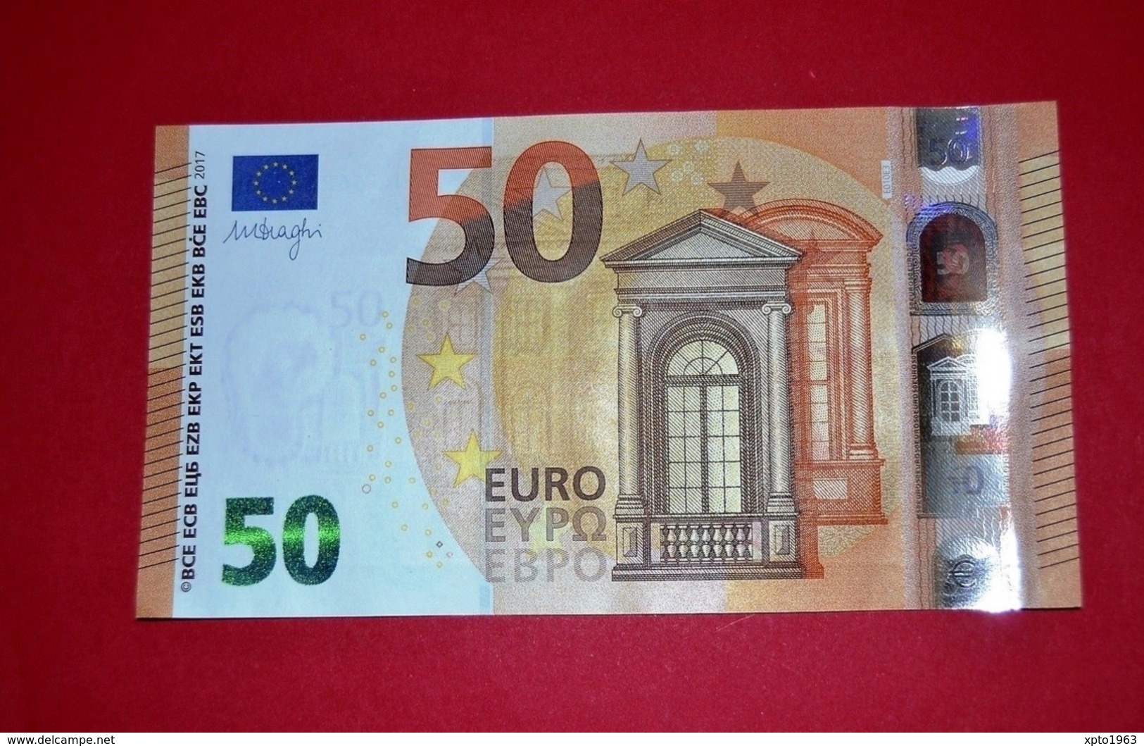 50 EURO FRANCE - OBERTHUR - E010 E3 - EB5662154898 - UNC DRAGHI - 50 Euro