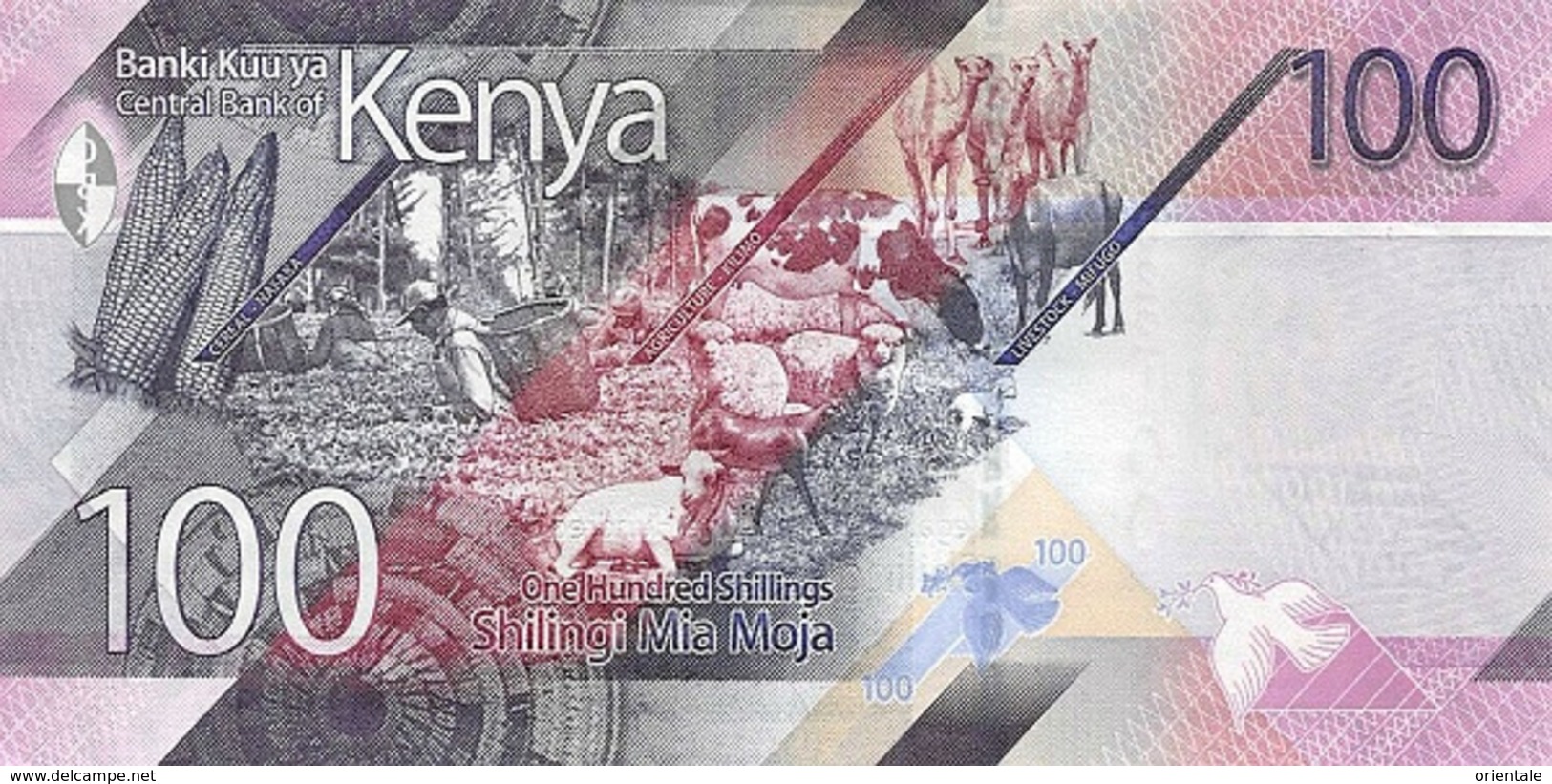 KENYA P. NEW 100 S 2019 UNC - Kenia