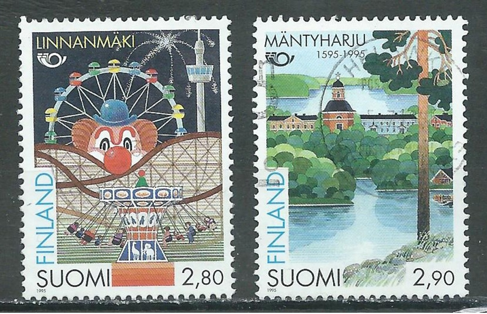 Finlande YT N°1268/1269 Norden 95 Tourisme Dans Les Pays Nordiques Oblitéré ° - Used Stamps