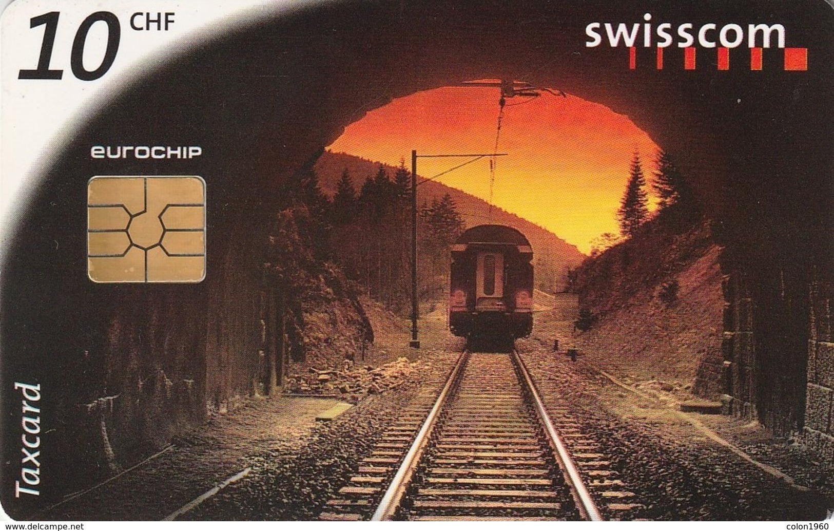 SUIZA. SUI-CP-35B. Connecting Switzerland. Train. 7/98. (280) - Suiza