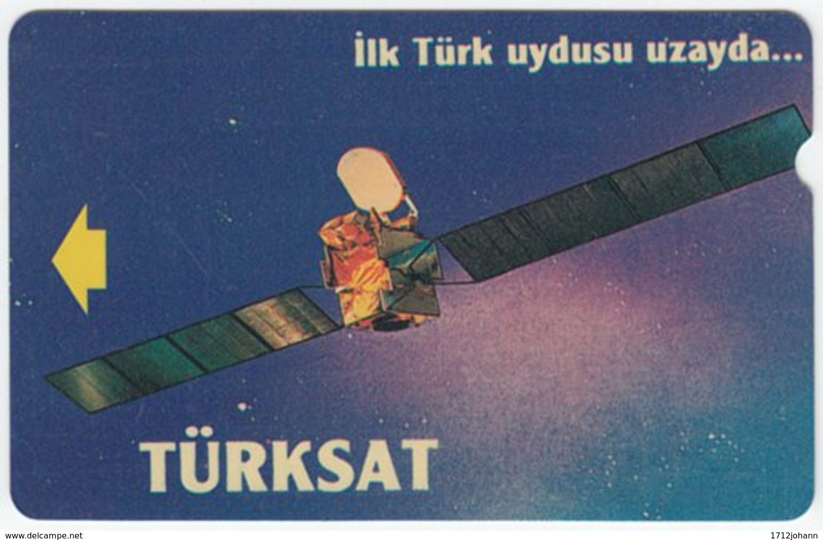 TURKEY B-084 Magnetic Telekom - Communication, Satellite - Used - Türkei