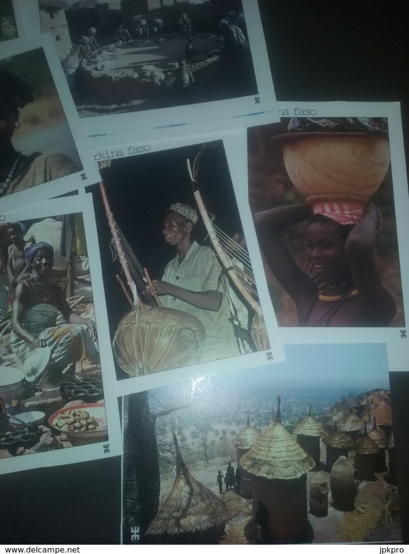 BURKINA FASO - Lot 60 cartes