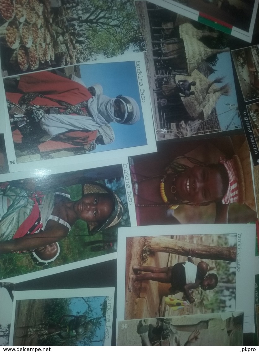 BURKINA FASO - Lot 60 cartes