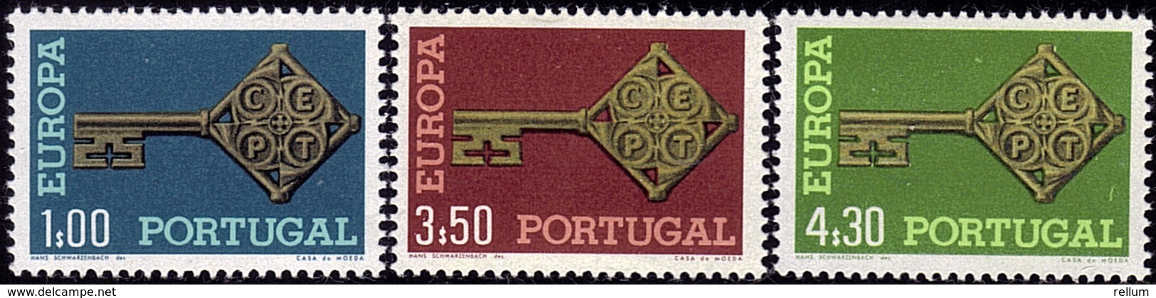 Portugal - Europa CEPT 1968 - Yvert Nr. 1032/1034 - Michel Nr. 1051/1053 ** - 1968