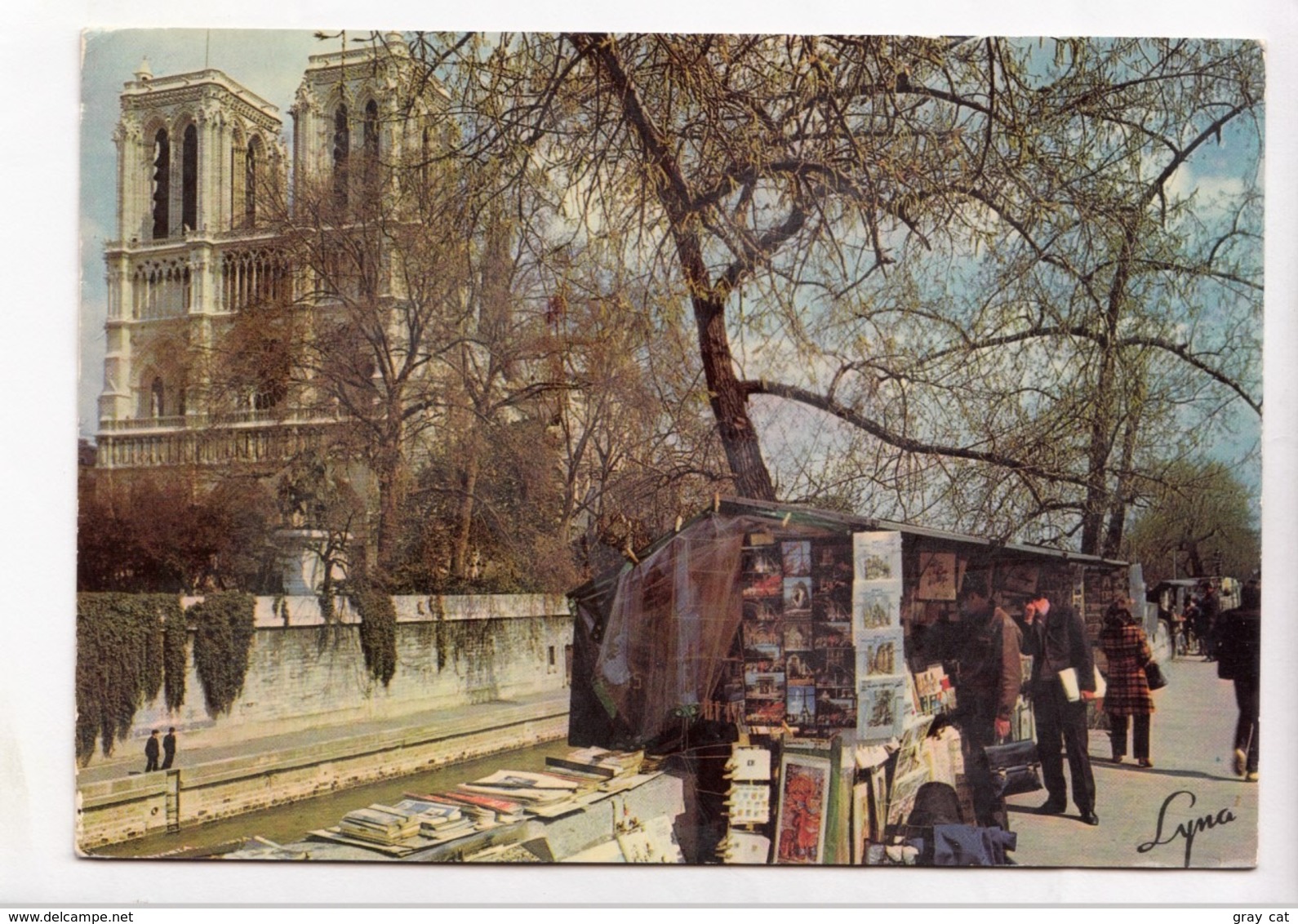 PARIS, Notre-Dame Et Les Bouquinistes, 1974 Used Postcard [23535] - Notre Dame De Paris