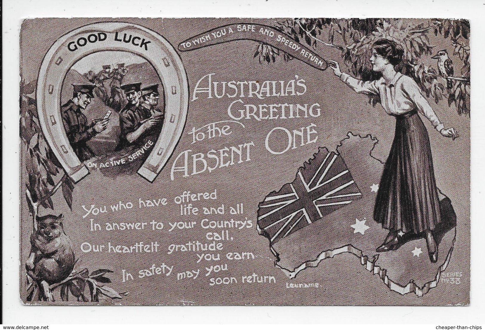 WWI - Australia's Greeting To The Absent One - Autres & Non Classés