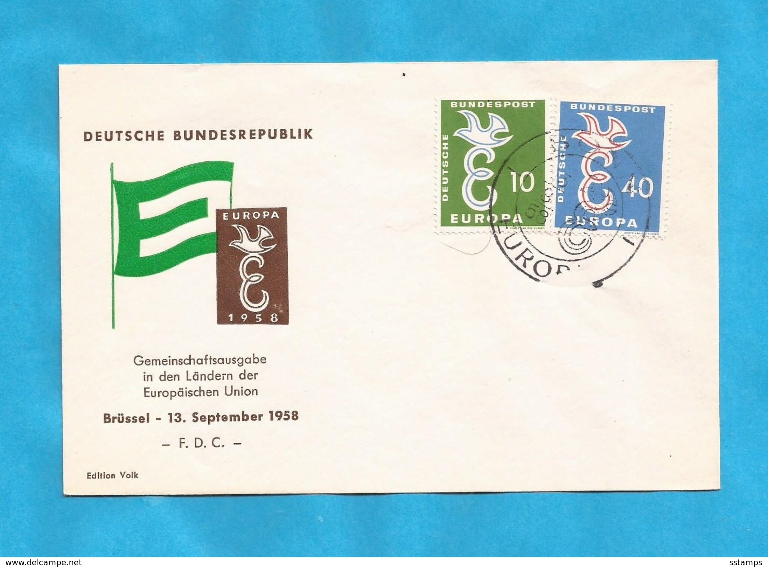 XXIII AKTION AUSFERKAUF  1958 EUROPA CEPT GERMANIA INTERESSANT - 1958