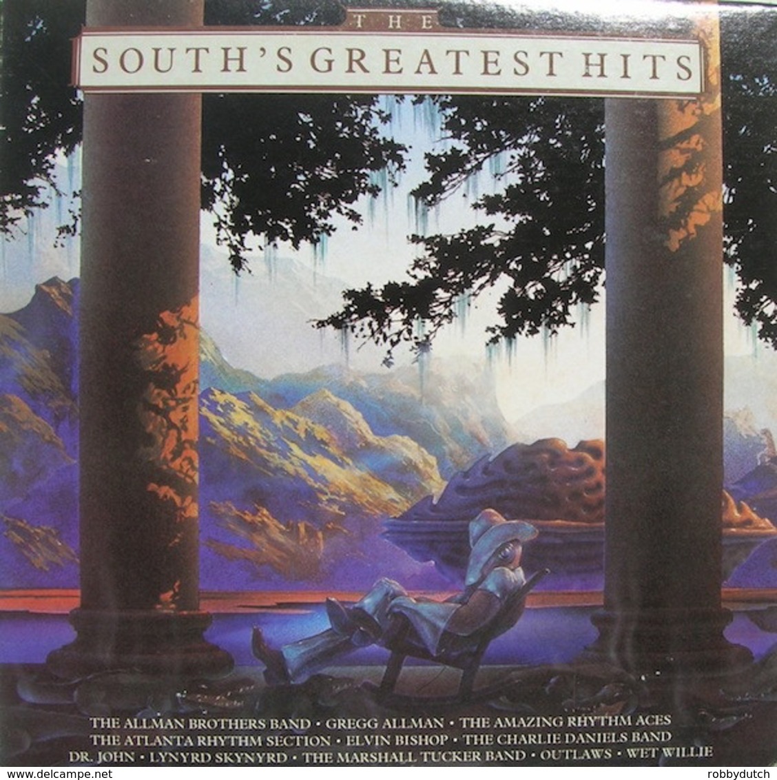 * LP *  SOUTH' S GREATEST HITS - ALLMAN BROTHERS , ELVIN BISHOP, DR. JOHN, OUTLAWS A.o. - Compilaties