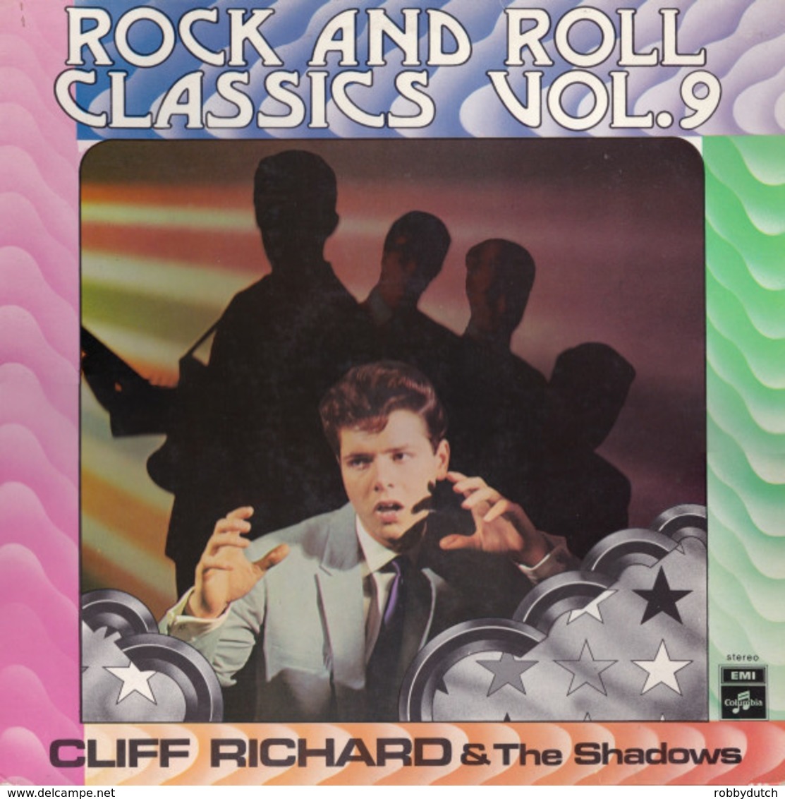 * LP *  CLIFF RICHARD & THE SHADOWS - ROCK AND ROLL CLASSICS VOL.9 (Holland EX/VG+) - Rock