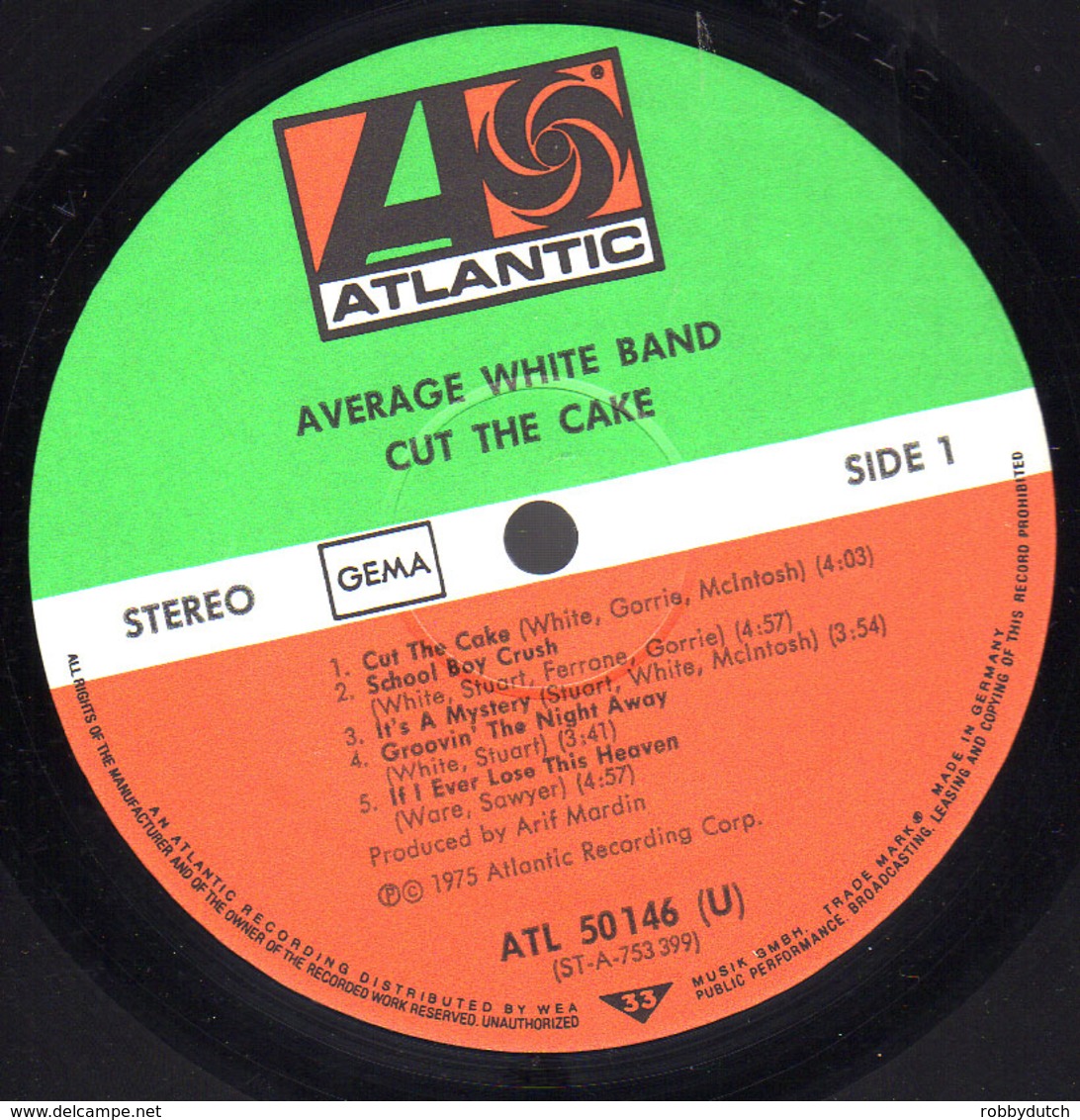 * LP *  AVERAGE WHITE BAND - CUT THE CAKE (Germany 1975) - Soul - R&B