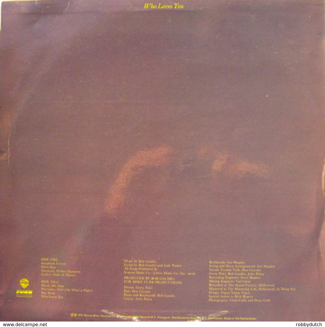 * LP *  THE FOUR SEASONS - WHO LOVES YOU (Holland 1975) - Soul - R&B