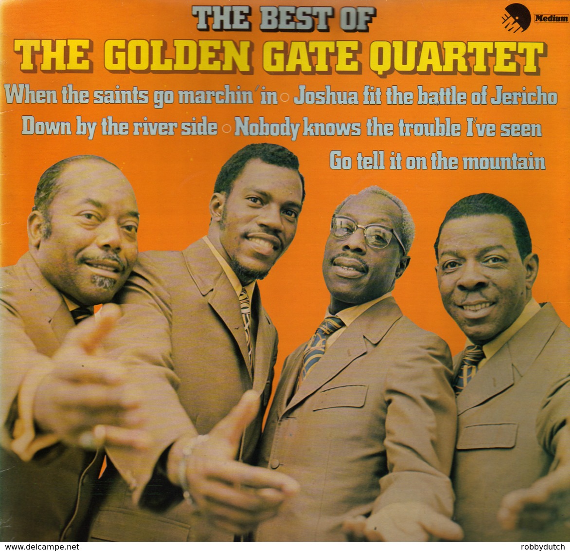 * LP *  THE BEST OF THE GOLDEN GATE QUARTET (Holland 1968 EX!!!) - Soul - R&B