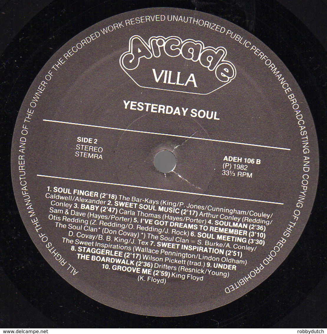 * LP *  YESTERDAY' S SOUL ( 20 Soul Hits From The Sixties) - Soul - R&B