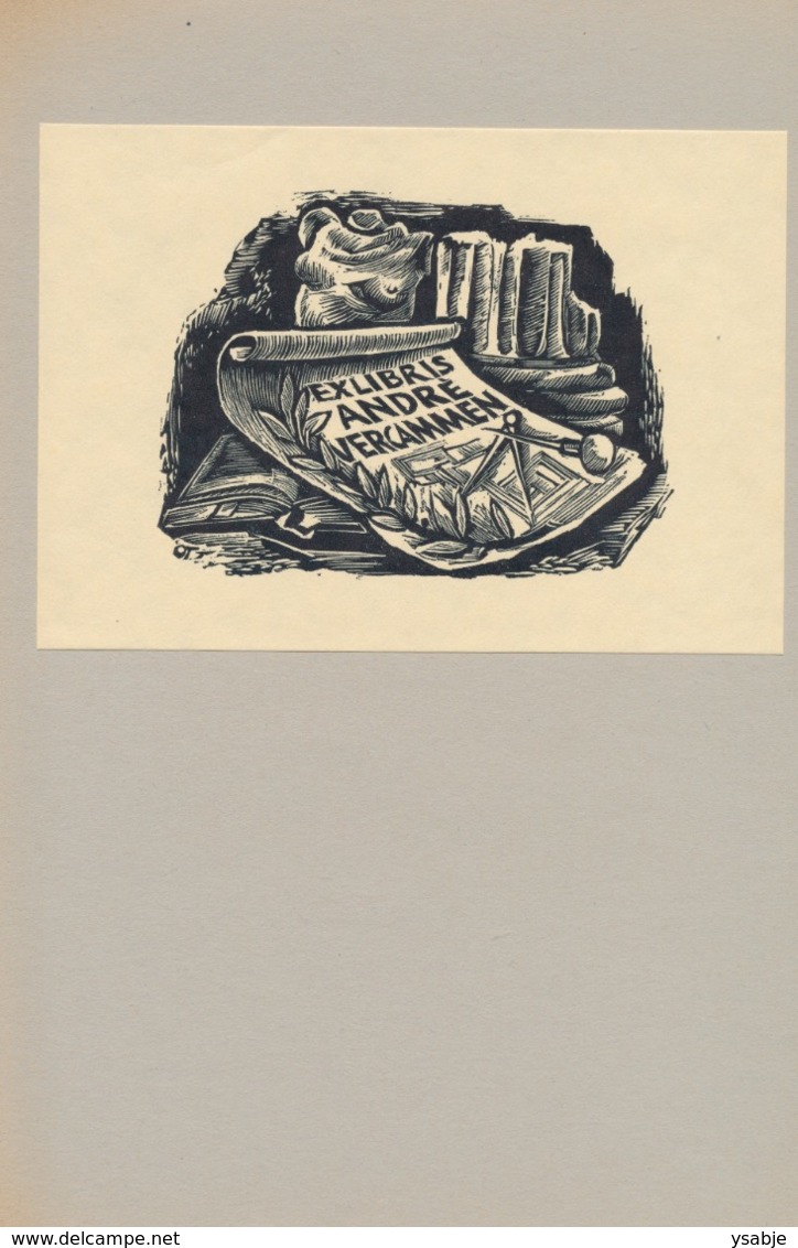 Ex Libris André Vercammen - Herbert Ott (1915-1987) - Ex Libris