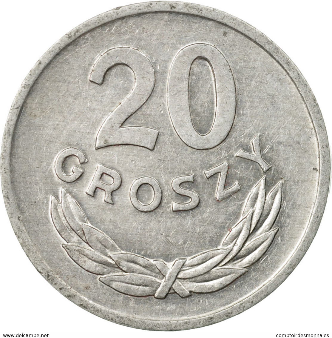 Monnaie, Pologne, 20 Groszy, 1976, Warsaw, TTB, Aluminium, KM:A47 - Pologne