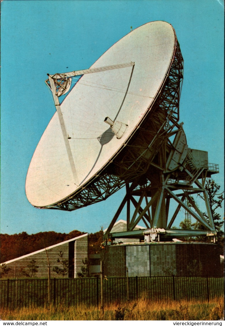 ! Ansichtskarte Aus Belgien, Radioteleskop, Satellite Antenna, Antenne - Espace