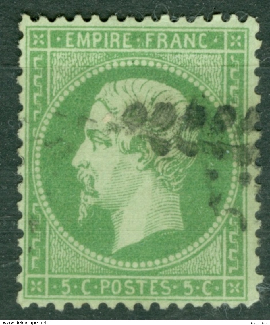 France   20  Ob  TB - 1862 Napoléon III.