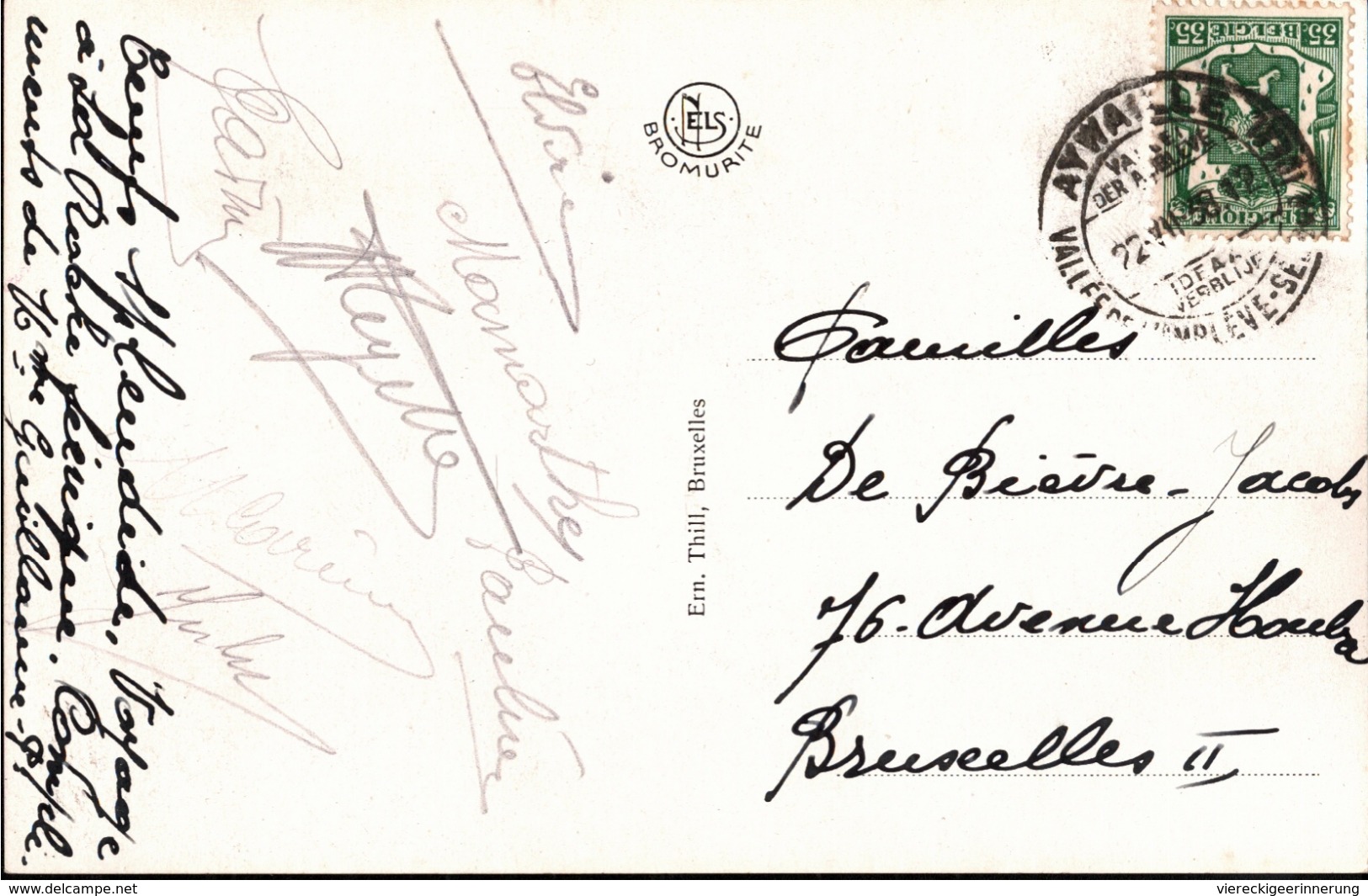!  Ansichtskarte, Carte Postale, La Roche-en-Ardenne, 1938 - La-Roche-en-Ardenne