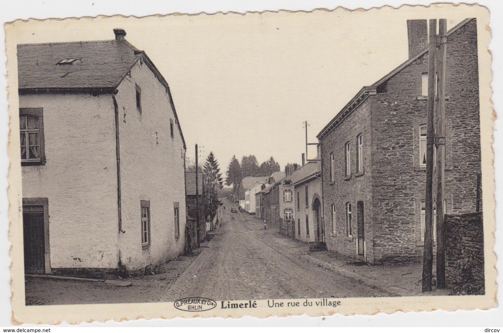 Gouvy - Deelgemeente Limerlé (Une Rue De Village) - Manhay